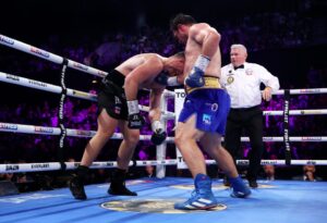 Read more about the article Dave Allen exacts brutal revenge on Johnny Fisher as medics rush to ring over face-plant knockout