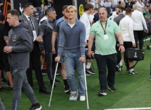Read more about the article ‘He will be trying’ – Ange Postecoglou offers Tottenham Europa League final update after ‘unfortunate’ injuries
