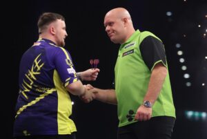 Read more about the article ‘Lost that fear factor’ – Michael van Gerwen’s woes go from bad to worse with humiliating first round exit