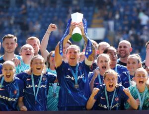 Read more about the article Chelsea had ‘muted’ celebrations after historic WSL title win – with eyes on one more prize