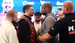 Read more about the article Oleksandr Usyk snubs Tyson Fury and Anthony Johshua when revealing the hardest punch he’s ever received