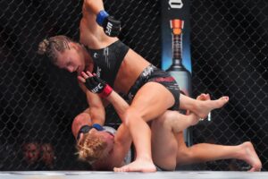 Read more about the article Kayla Harrison sends brutal Ronda Rousey dig ahead of UFC 316 title fight: ‘She doesn’t hold a candle to my career’