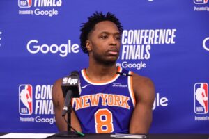Read more about the article Knicks star runs out of press conference within 20 seconds after seriously awkward moment with reporters