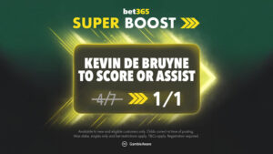 Read more about the article Man City vs Wolves bet365 Super Boost: De Bruyne to score OR assist NOW 1/1