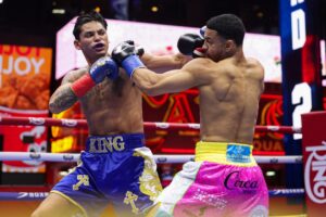Read more about the article Oscar De La Hoya shuts down Devin Haney rematch and picks alternative Ryan Garcia fight