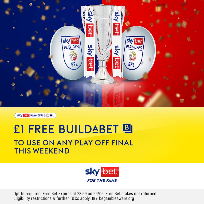 You are currently viewing Free BuildABet on EFL Play-Offs with Sky Bet