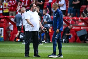 Read more about the article Nottingham Forest deny Evangelos Marinakis and Nuno Espirito Santo ‘confrontation’ in health update on Taiwo Awoniyi