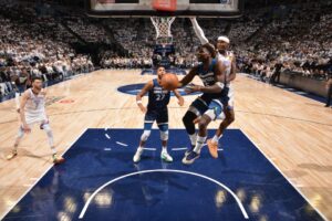 Read more about the article Timberwolves make wild NBA history with demolition of OKC to breathe life into Western Conference Finals