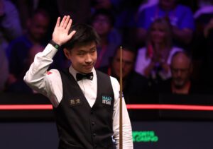 Read more about the article ‘Best potter I’ve ever seen’ – Zhao Xintong makes World Snooker Championship history as he beats Mark Williams in final
