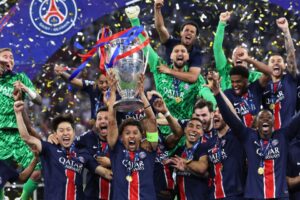 Read more about the article Kylian Mbappe instantly sends Instagram message to Paris Saint-Germain after Champions League glory
