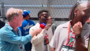 Read more about the article ‘He’s not very friendly’ – Bukayo Saka snubs Sky interview and gets called out by F1 champion
