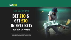 Read more about the article IPL final betting offer: Bet £10 and get £30 in free bets with bet365
