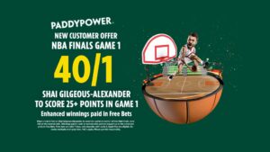 Read more about the article NBA Finals betting offer: Get 40/1 on Gilgeous-Alexander to score 25+ points with Paddy Power