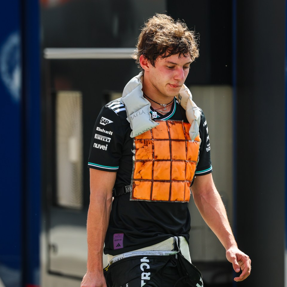 You are currently viewing Jude Bellingham has to hide grin as Mercedes driver crashes out while he’s sat in their garage