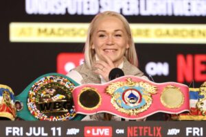 Read more about the article World champion replaced on Katie Taylor vs Amanda Serrano undercard after discovering she is pregnant