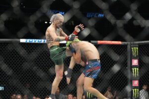Read more about the article Sean O’Malley had record-breaking performance against UFC newcomer overshadowed by horrific Conor McGregor injury